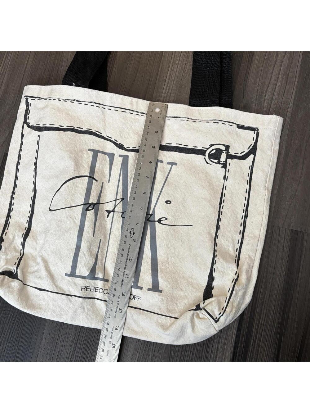 Rebecca Minkoff ENK International Canvas Tote Bag - Picture 3 of 5